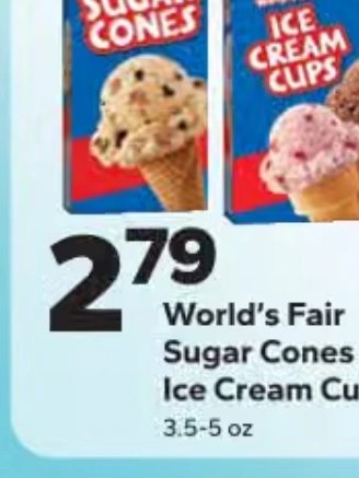 World's Fair Sugar Cones or Ice Cream Cups