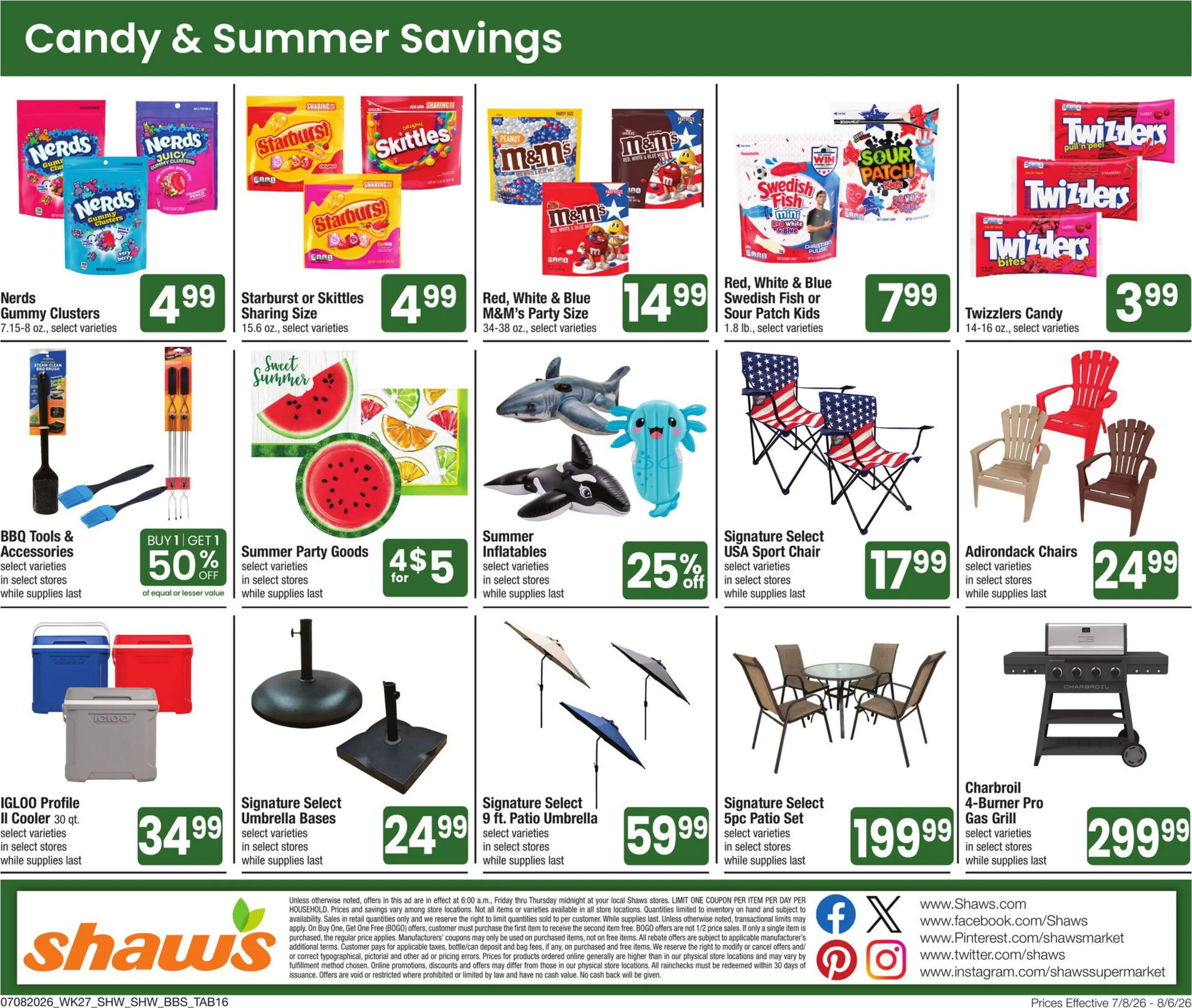 Shaw's Weekly Ad Page 11
