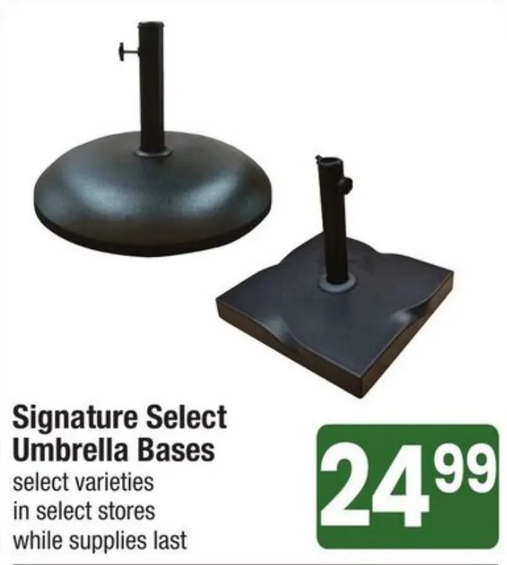 Signature Select Umbrella Bases