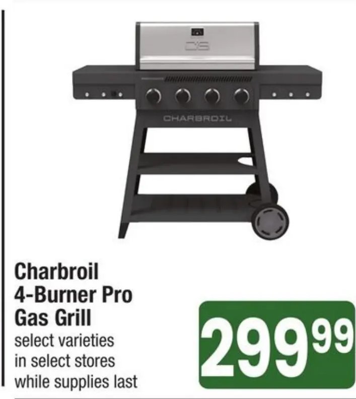 Charbroil 4-Burner Pro Gas Grill