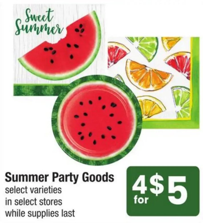 Summer Party Goods