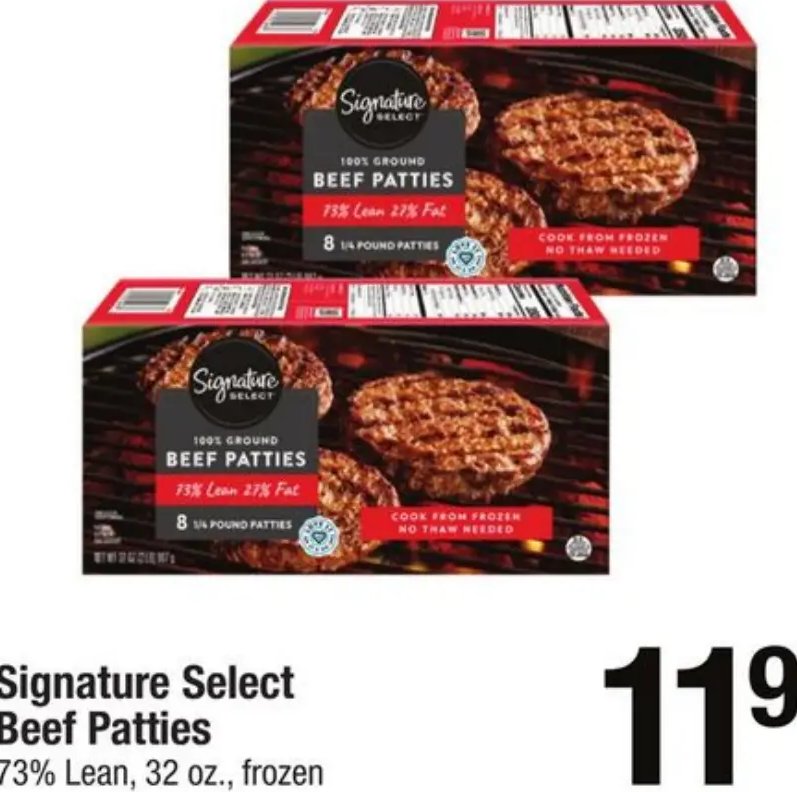 Signature Select Beef Patties