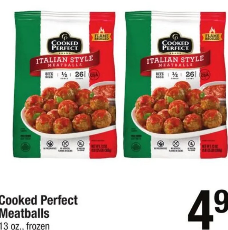 Cooked Perfect Meatballs