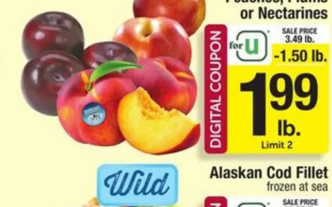 California Peaches, Plums or Nectarines