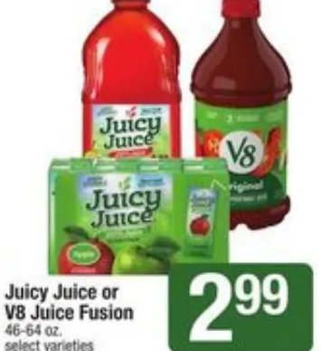 Juicy Juice or V8 Juice Fusion