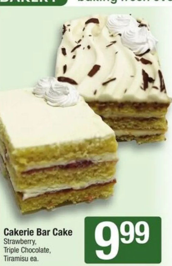 Cakerie Bar Cake