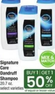 Signature Care Dandruff Shampoo