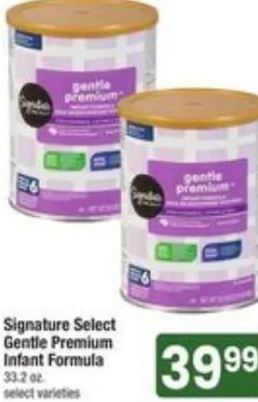 Signature Select Gentle Premium Infant Formula