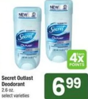 Secret Outlast Deodorant