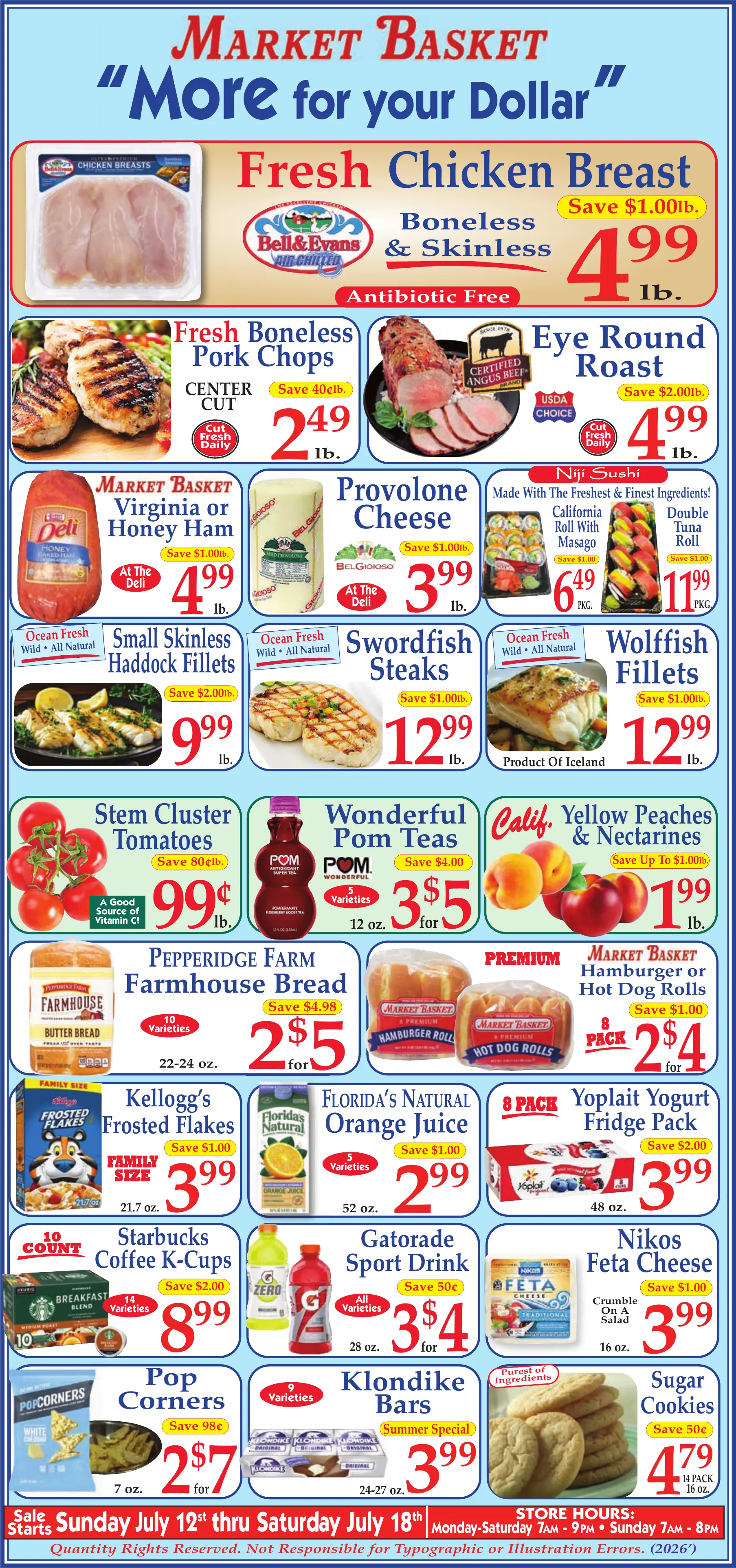 Market Basket Weekly Ad Page 1