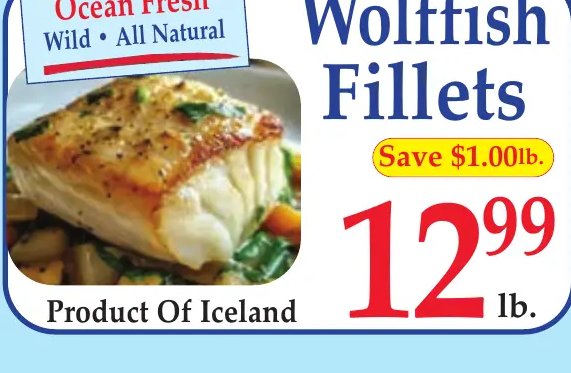 Wolffish Fillets