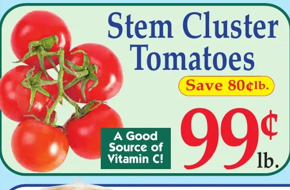 Stem Cluster Tomatoes