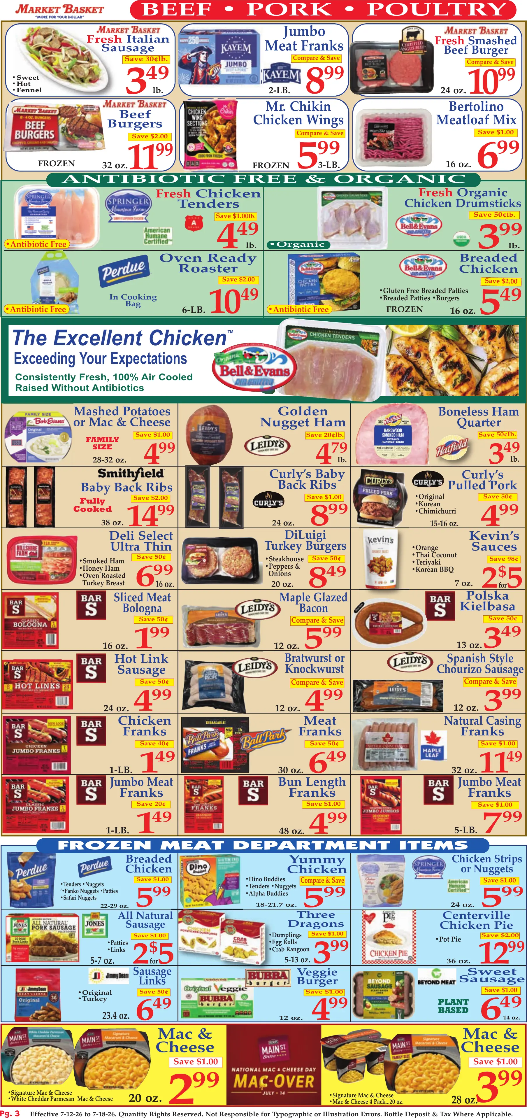 Market Basket Weekly Ad Page 3