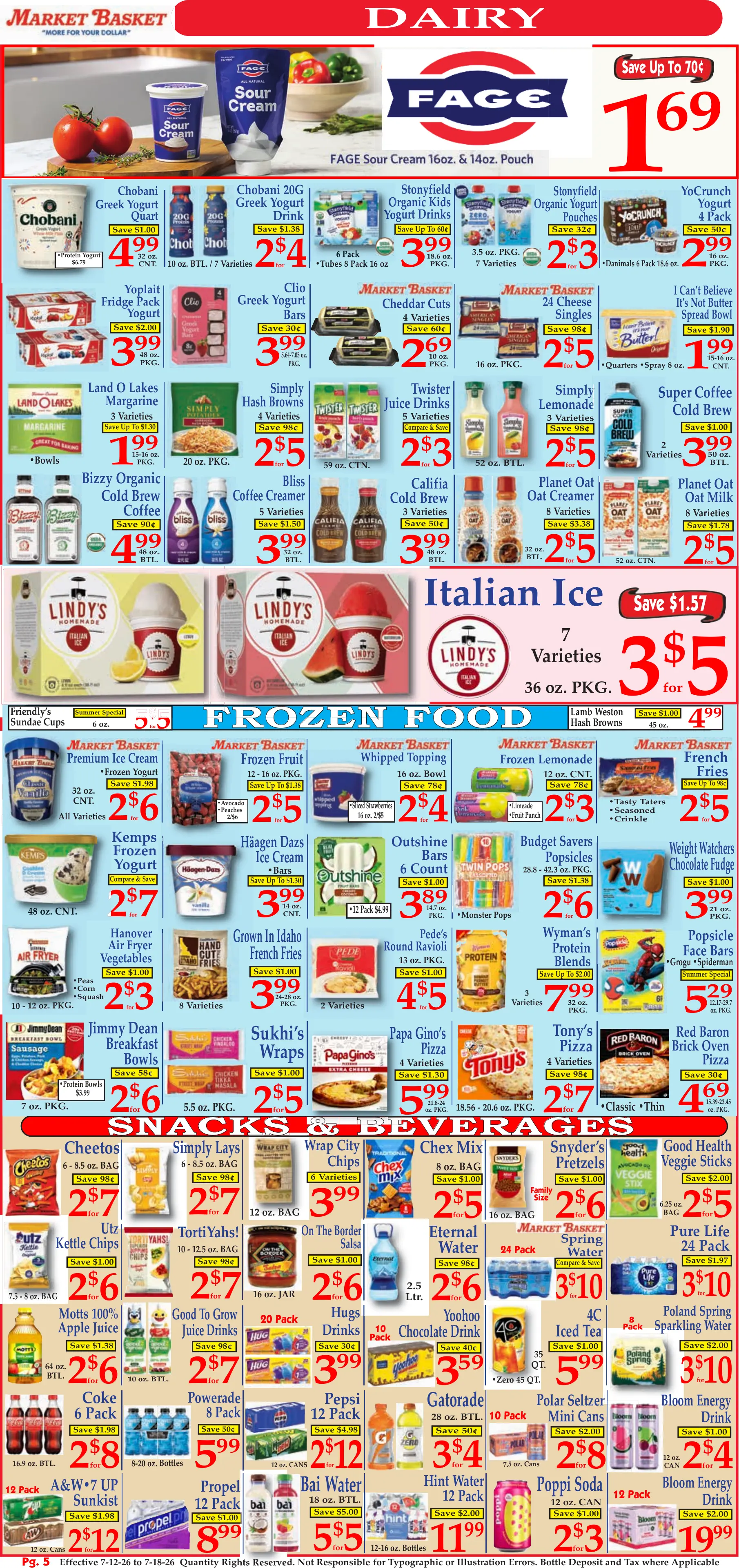 Market Basket Weekly Ad Page 5