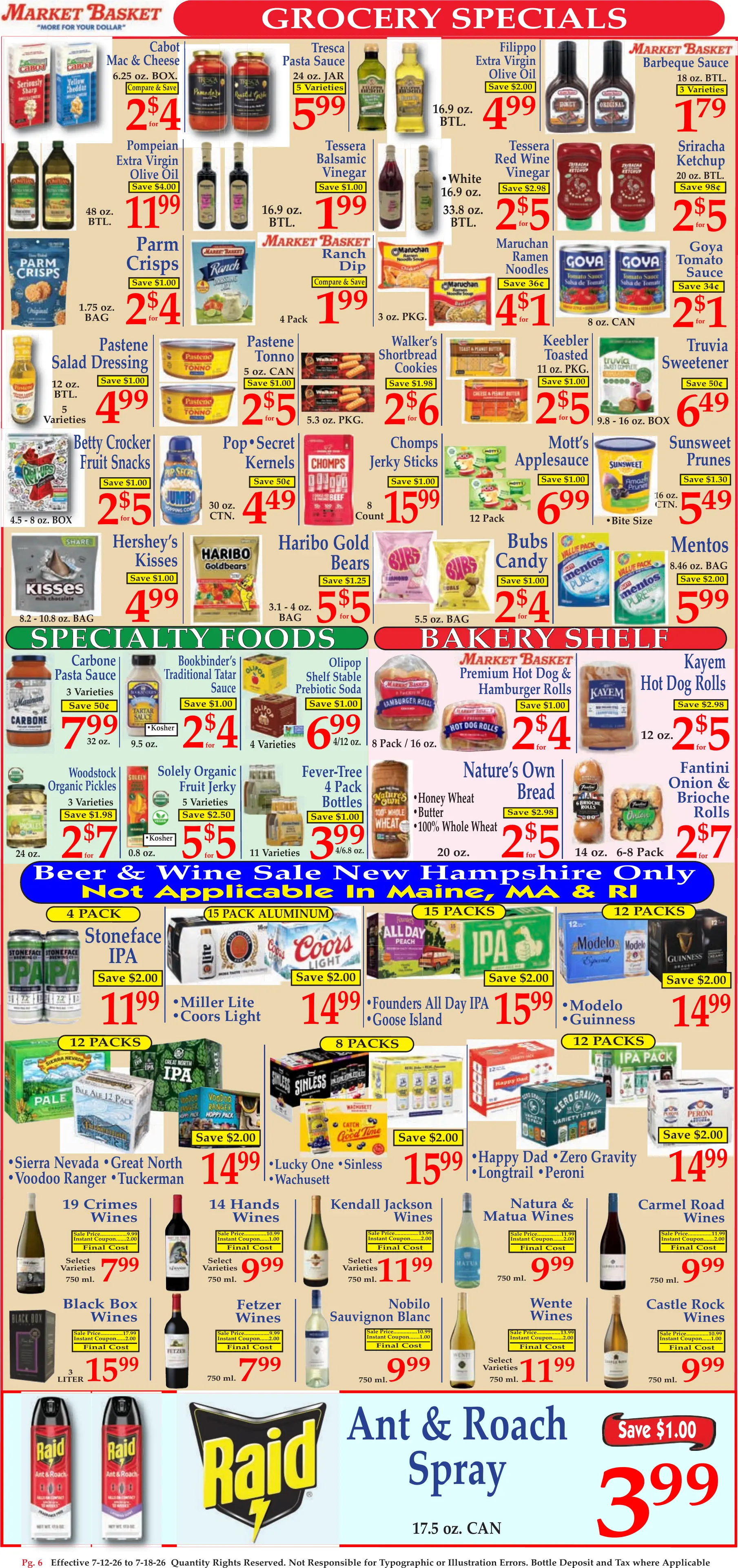 Market Basket Weekly Ad Page 6