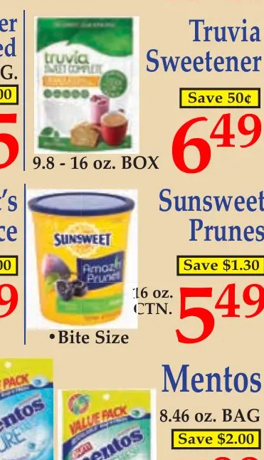 Truvia Sweetener