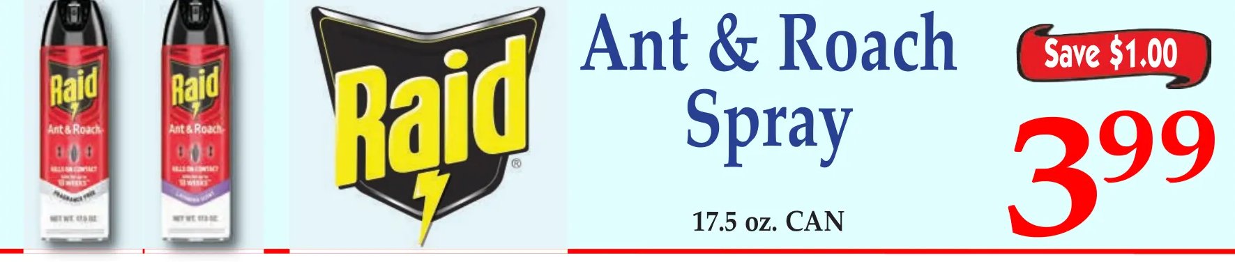 Raid Ant & Roach Spray