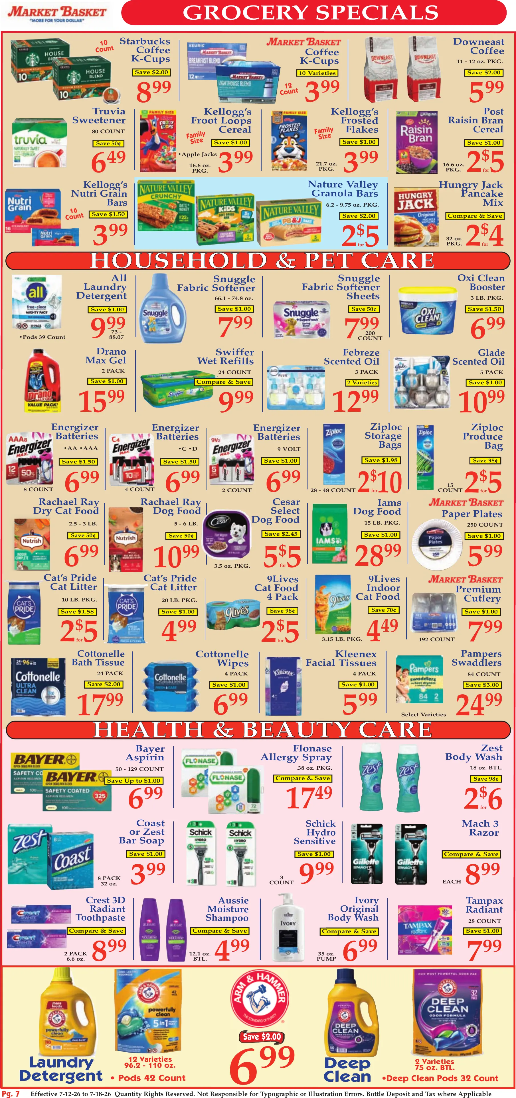Market Basket Weekly Ad Page 7