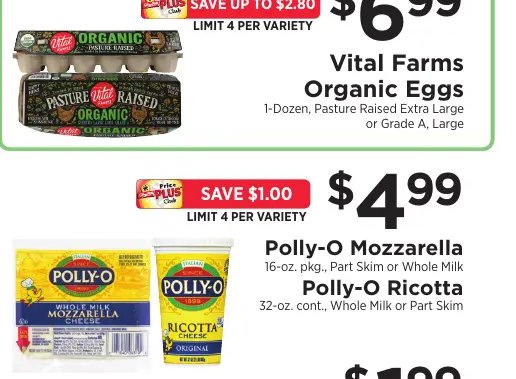 Vital Farms Organic Eggs
