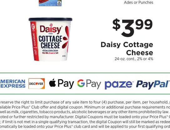 Daisy Cottage Cheese