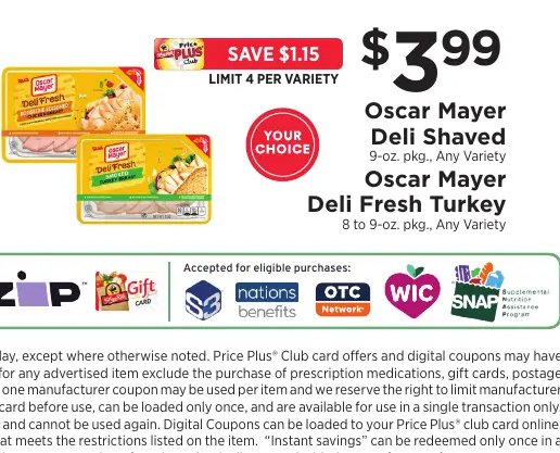Oscar Mayer Deli Fresh Turkey