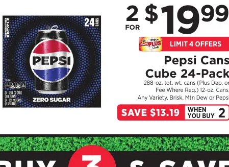 Pepsi Cans Cube 24-Pack