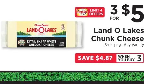 Land O Lakes Chunk Cheese