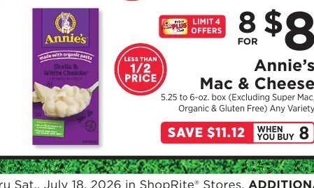 Annie's Mac & Cheese