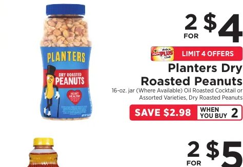 Planters Dry Roasted Peanuts