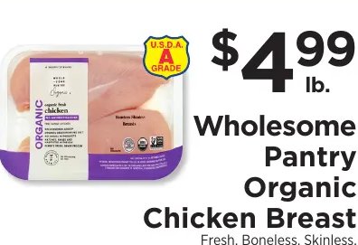 Wholesome Pantry Organic Chicken Breast