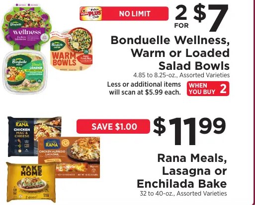 Bonduelle Wellness, Warm or Loaded Salad Bowls