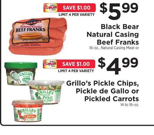 Black Bear Natural Casing Beef Franks