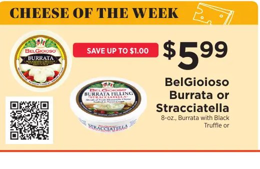 BelGioioso Burrata or Stracciatella