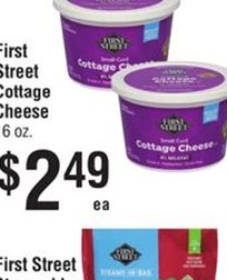 First Street Cottage Cheese