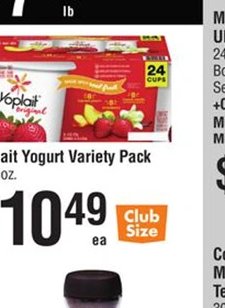 Yoplait Yogurt Variety Pack