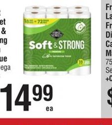 First Street Soft & Strong Bath Tissue