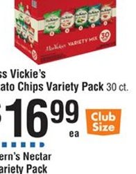 Miss Vickie's Potato Chips Variety Pack