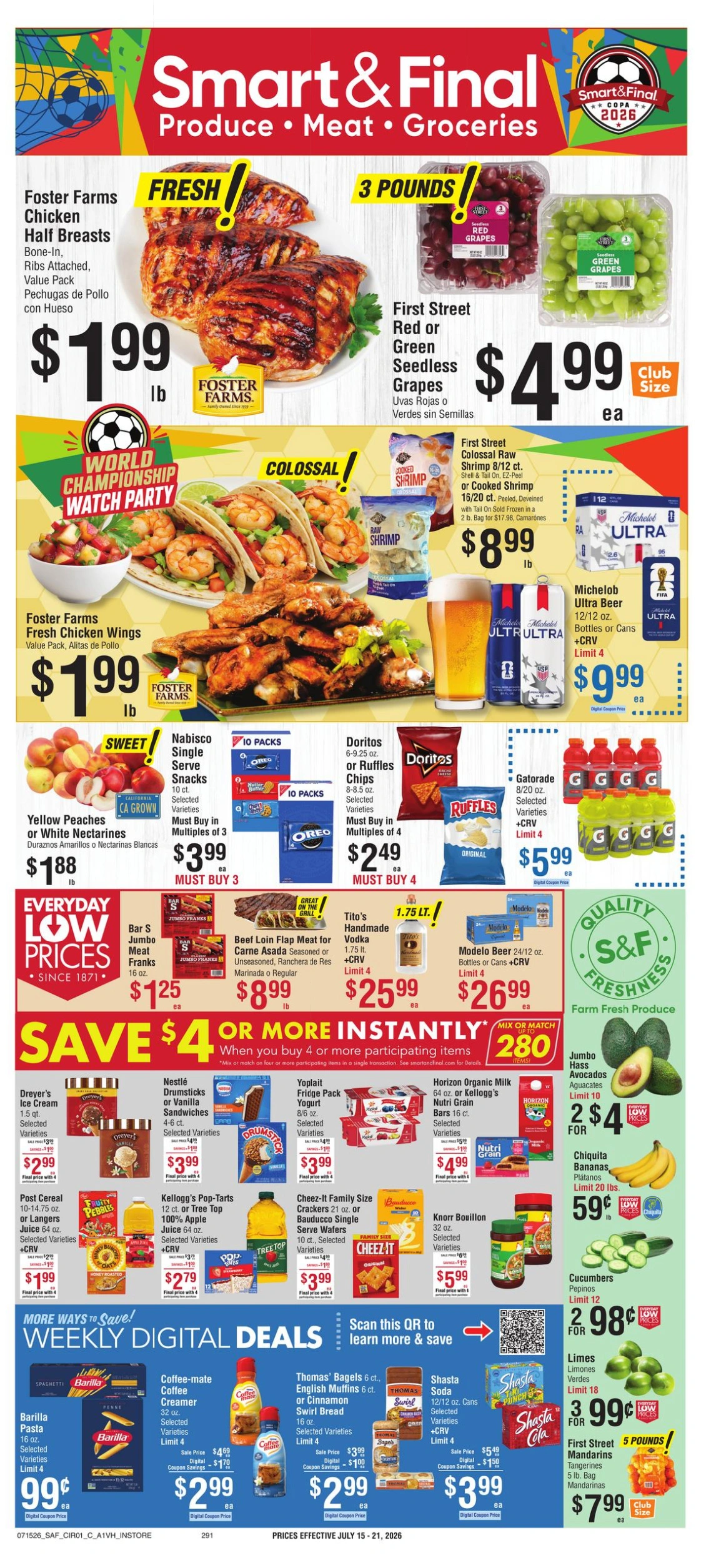Smart & Final Weekly Ad Page 1