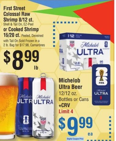 Michelob Ultra Beer