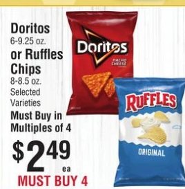 Doritos or Ruffles Chips