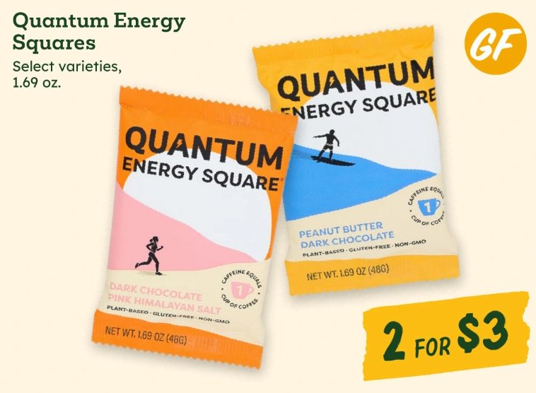 Quantum Energy Squares