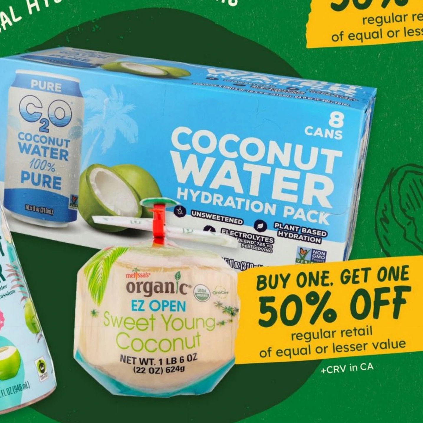 C2O Coconut Water Hydration Pack