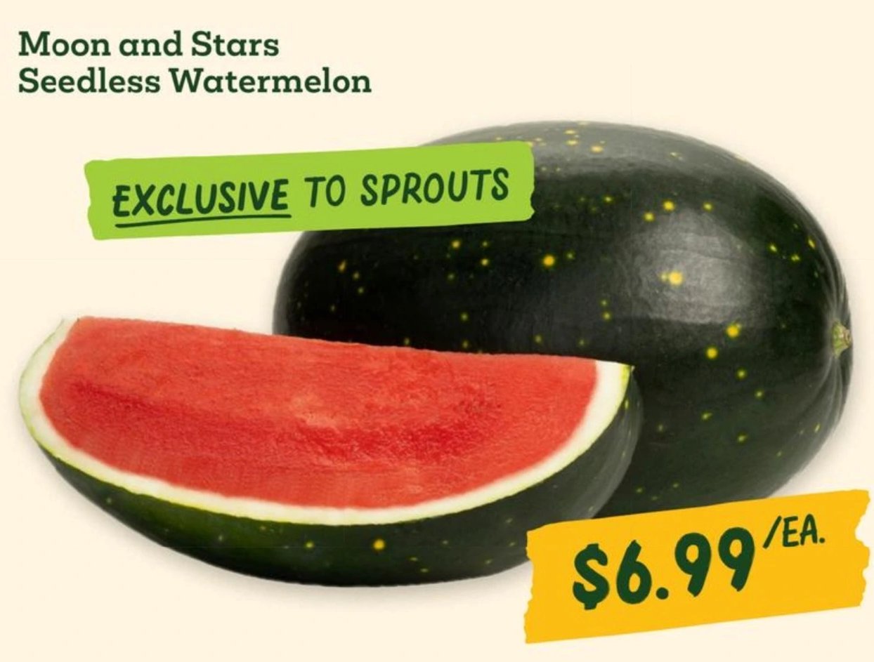 Moon and Stars Seedless Watermelon