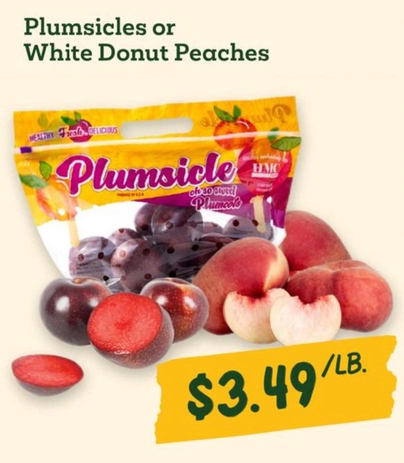 Plumsicles or White Donut Peaches