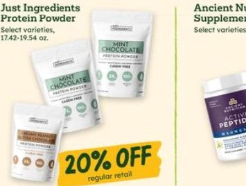 Just Ingredients Protein Powder