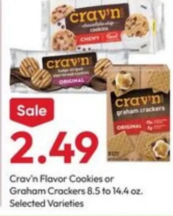 Crav'n Flavor Cookies or Graham Crackers