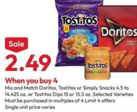 Doritos, Tostitos or Simply Snacks