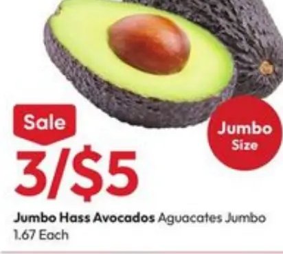 Jumbo Hass Avocados