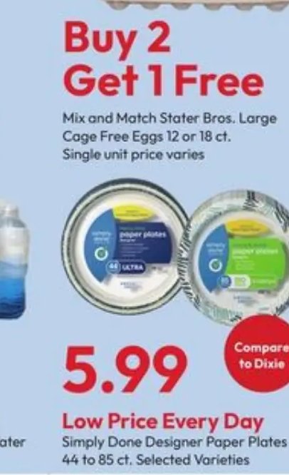 Stater Bros. Large Cage Free Eggs