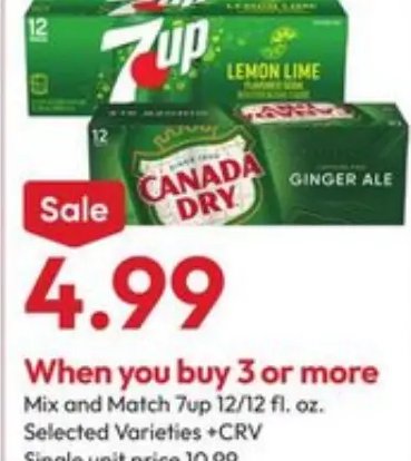 Mix and Match 7Up 12/12 fl. oz.